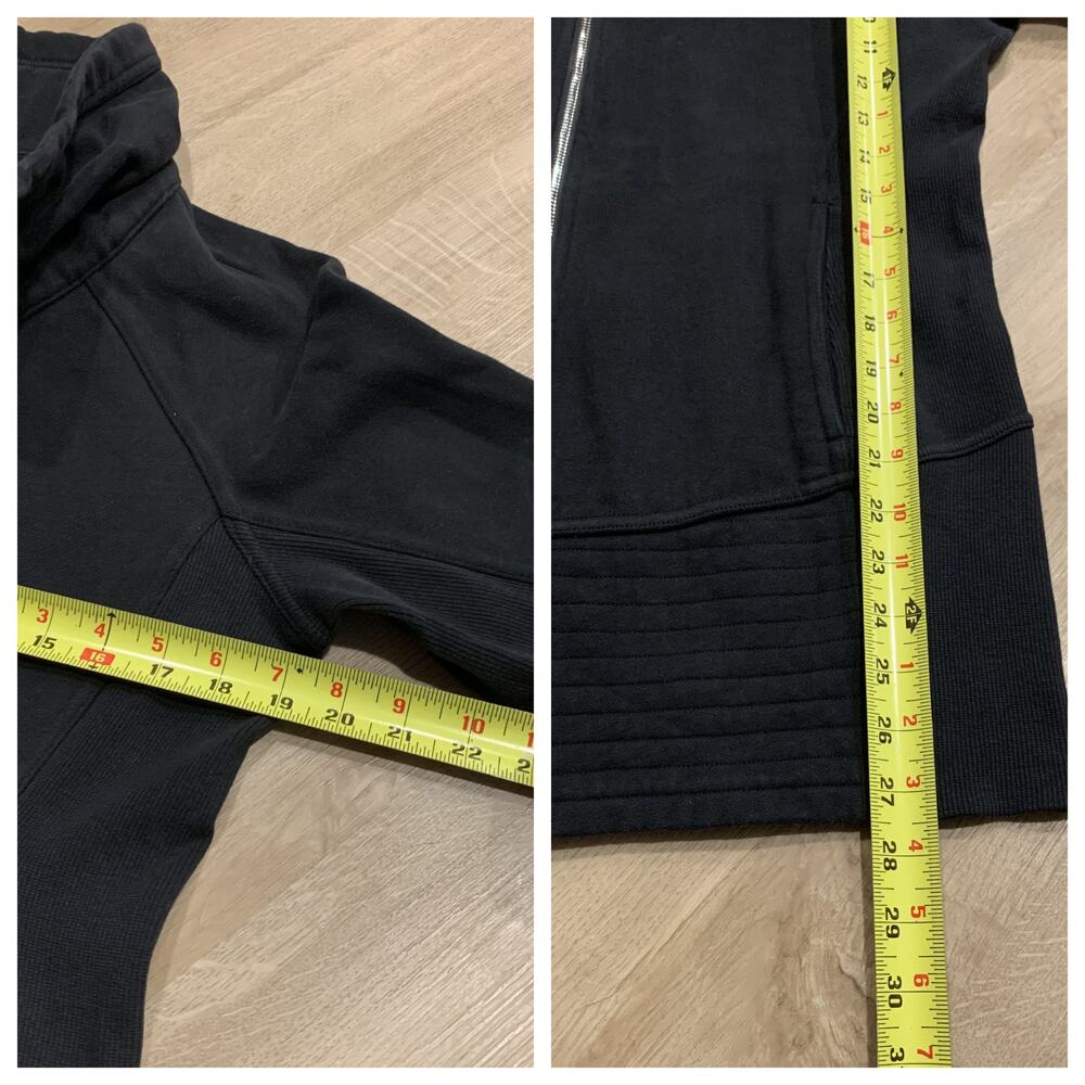 Lululemon Radiant II Jacket Women's 10 Black Full Zip High Neck Activewear - Picture 8 of 8